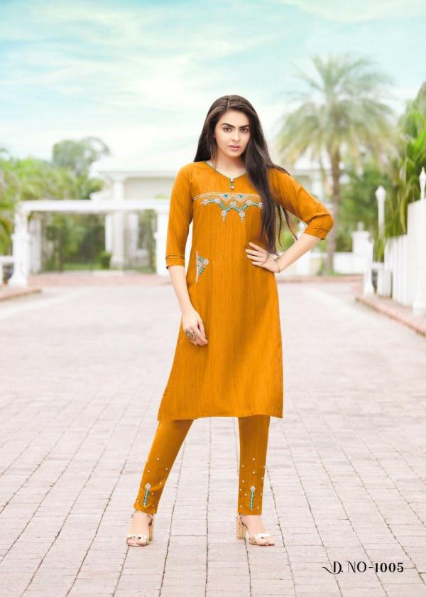 Festive Aarohi Liza Rayon Designer Exclusive Kurti Pent Collection